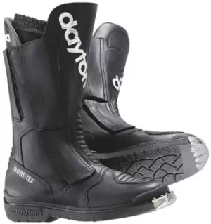 Daytona Trans Open GTX Gore-Tex waterproof Motorcycle Boots, black, Size 40, black, Size 40