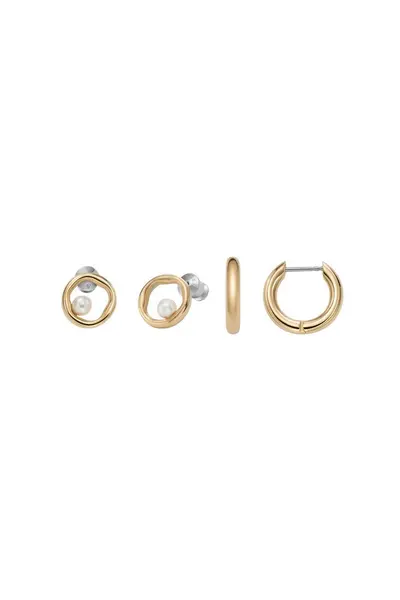 Skagen Jewellery Agnethe Set Stainless Steel Earrings - Skjb1009710 Gold