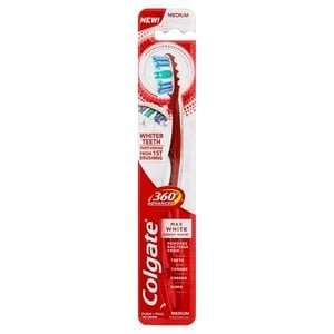 Colgate 360 Advanced Max White Medium Toothbrush