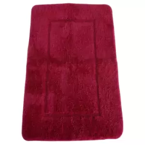 Mayfair Cashmere Touch Ultimate Microfibre Bath Mat (50x80cm) (Red)