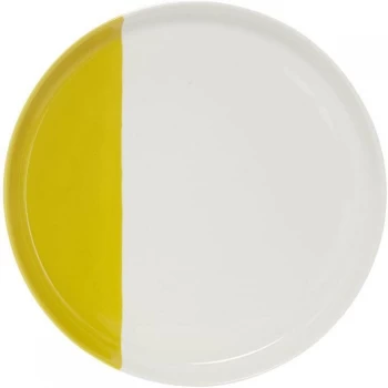 Linea Juno Chartreuse Dipped Dinner Plate - Yellow