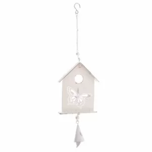 Metal Birdhouse With Butterfly Cutout by Heaven Sends