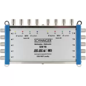 Schwaiger SEW98 531 satellite multiswitch 9 inputs 8 outputs