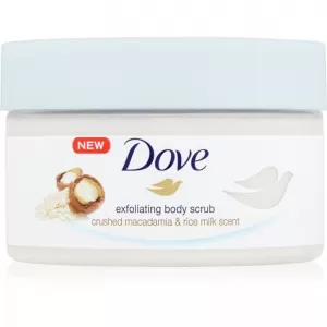 Dove Exfoliating Body Scrub Macadamia & Rice Milk 225ml