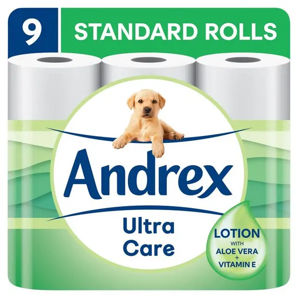 Andrex Ultra Care 9 Toilet Rolls