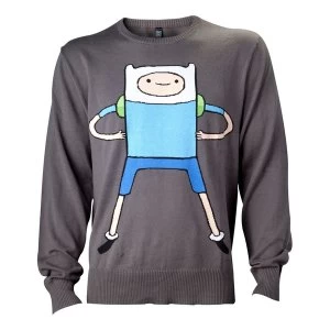 Adventure Time - Finn Mens Medium Sweatshirt - Black