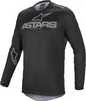 Alpinestars Fluid Graphite Motocross Jersey, black-grey Size M black-grey, Size M