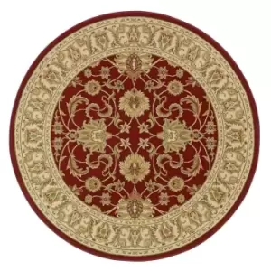 Oriental Weavers Kendra Round Rug Red Gold 45 M 120X120cm