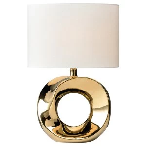 Village At Home Polo Table Lamp - Gold