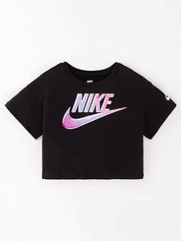 Boys, Nike Kids Short Sleeve Graphic T-Shirt - Black, Size 3-4 Years