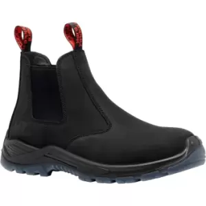 Hard Yakka Mens Banjo Safety Leather Slip On Dealer Boots UK Size 11 (EU 46)