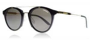 Carrera 126S Sunglasses Shiny Black / Gold Black 6UB 49mm
