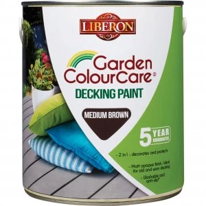 Liberon Decking Paint Mid Brown 2.5l