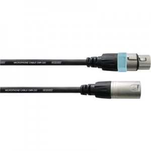 Cordial CCM5FM XLR Cable [1x XLR socket - 1x XLR plug] 5m Black