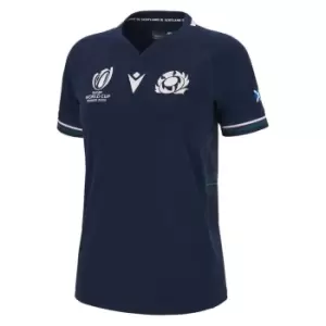 Macron Scotland Rugby Home Shirt 2023 2024 Womens - Blue