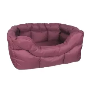 P&L Heavy Duty Dog Bed Large Red - wilko