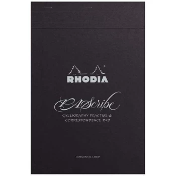 Rhodia PAscribe Calligraphy Carb'On Pad No. 19 Black 60 Sheets