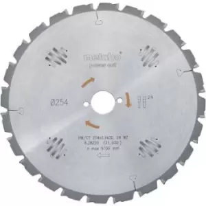 Metabo HW/CT 254X30 60 WZ 628222000 Carbide metal circular saw blade 254 x 30 x 1.8mm Number of cogs: 60