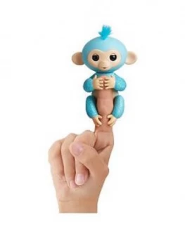 Fingerlings Wowwee Glitter Monkey Light Turquoise