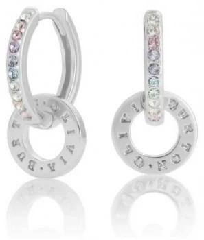 Olivia Burton Bejewelled Rainbow Interlink Silver Jewellery