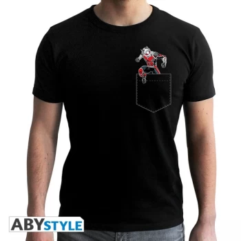 Marvel - Ant-Man Pocket Mens Large T-Shirt - Black