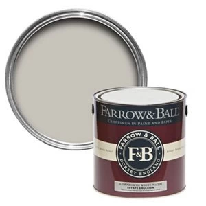 Farrow & Ball Estate Cornforth white No. 228 Matt Emulsion Paint 2.5L