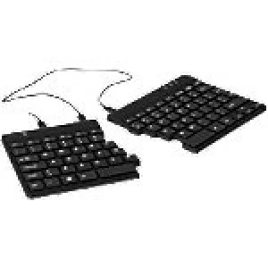 R-Go Tools Wired Ergonomic Keyboard Split Black
