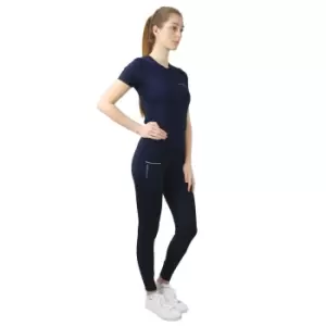 Hy Womens/Ladies Synergy Horse Riding Tights (XL) (Navy)