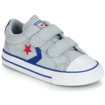 Converse STAR PLAYER 2V CANVAS OX boys's Childrens Shoes Trainers in Grey toddler,5.5 toddler,6 toddler