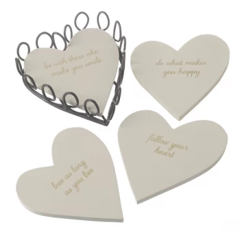 Follow Your Heart Coasters By Heaven Sends
