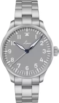 Laco Watch Flieger Basic Augsburg Grau 42 Bracelet