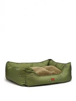 Joules Bee Print Box Pet Bed - Small