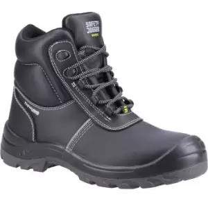 Safety Jogger Mens Aras Leather Safety Boots (9 UK) (Black)