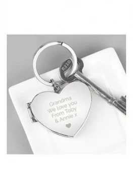 Personalised Valentines Heart Photo Key Ring