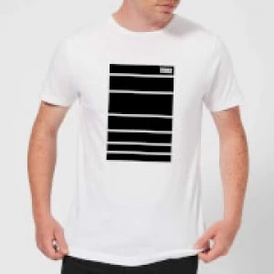 Primed Block T-Shirt - White - 3XL