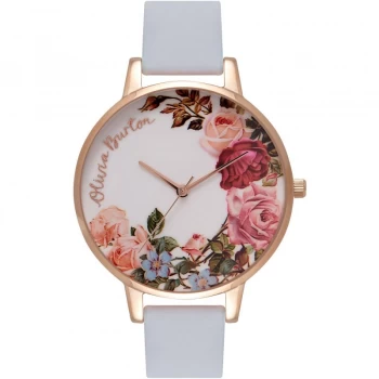 English Garden Tan & Rose Gold Watch