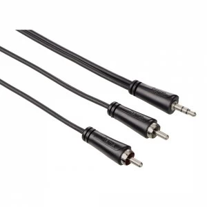 Hama Audio Cable 3.5mm jack plug - 2 RCA plugs Stereo 5m