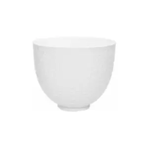 KitchenAid Ceramic Mermaid Lace 4.8L Mixer Bowl - White