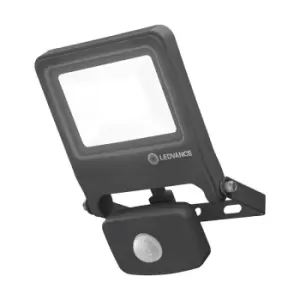 Ledvance Endura 20W Warm White LED Floodlight with PIR Sensor - Dark Grey
