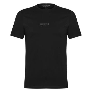Guess Eco Aidy Logo T Shirt - Black