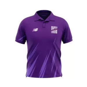 New Balance Balance Northern Super Chargers Polo Shirt Junior Boys - Purple