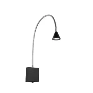 Buddy Modern Bedside Lamp - LED - 1x4W 4000K - Black