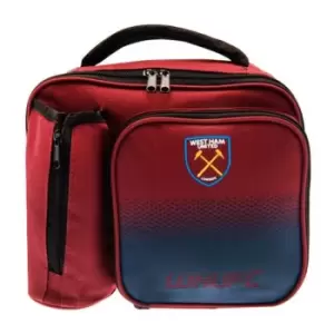 West Ham United FC Fade Lunch Bag (One Size) (Burgundy)