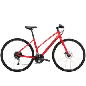 Trek FX 2 Disc Womens Hybrid Bike - Red