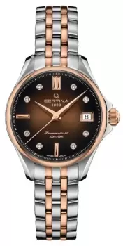 Certina C0322072229600 DS Action Diamond Set Brown Dial Watch