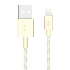 Griffin Charge/Sync Braided Cable with Lightning Connector 1M - Gold