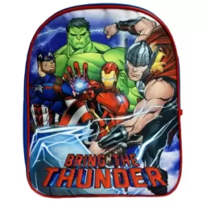 Avengers Childrens/Kids Bring The Thunder Backpack (One Size) (Navy/Red)