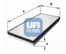 UFI 53.004.00 Interior Air Cabin/ Pollen Filter
