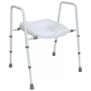 NRS Healthcare Mowbray Toilet Seat & Frame - Width Adjustable