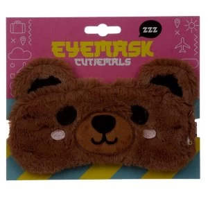 Plush Cutiemals Bear Eye Mask